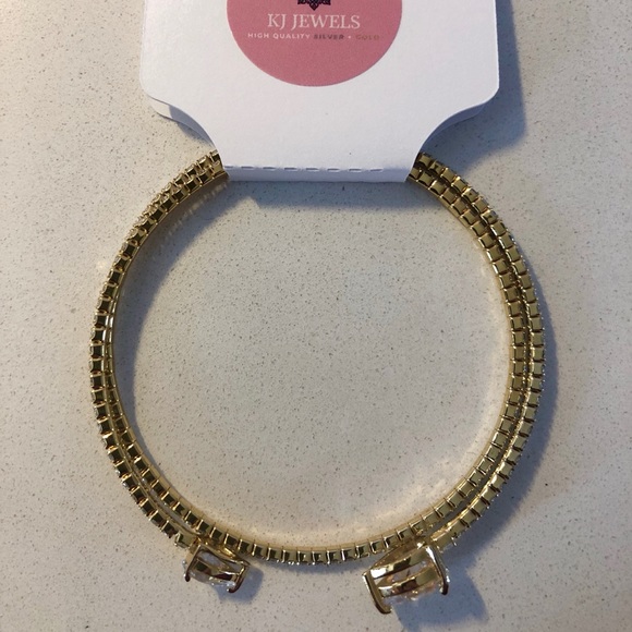 14K Gold Plated Spiral Cuff Bracelet💫 - Picture 6 of 6